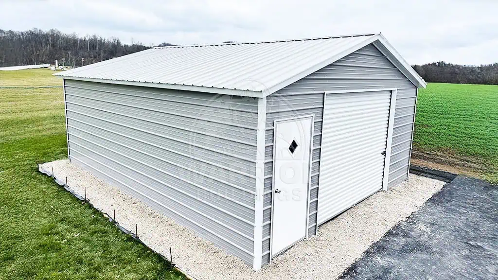 20x25x9 Steel Garage/Car Shed