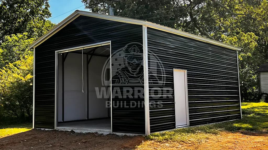 20x25x11 Metal Shed