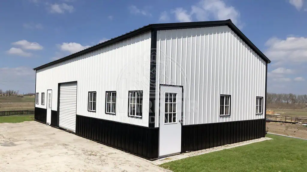 24x45x12 Three Car Garage