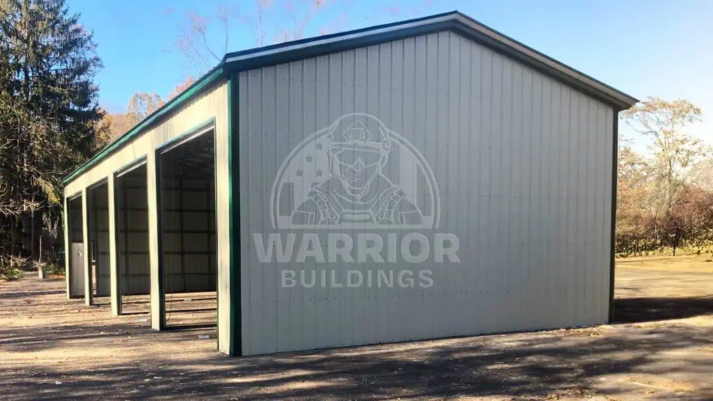 30x60x14 Metal Building with Side Entry