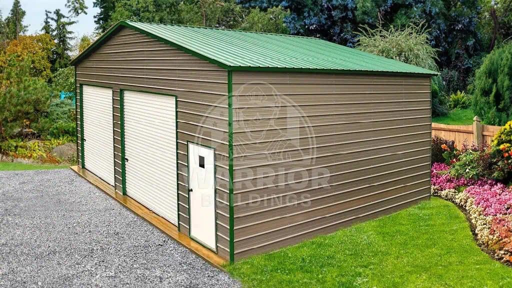 30x25x12 Two Car Garage