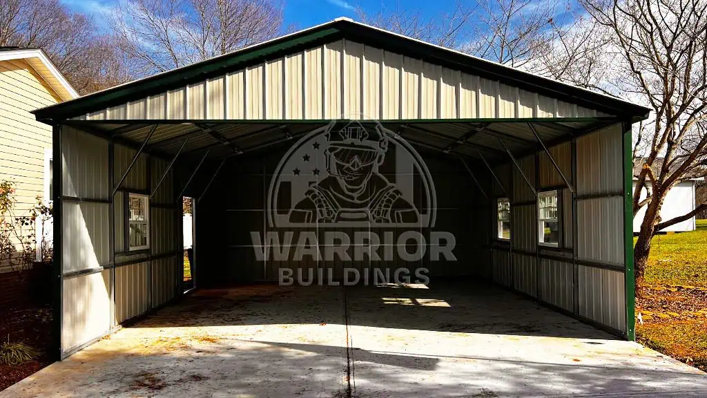 22x25x9 Clear Span Storage Building