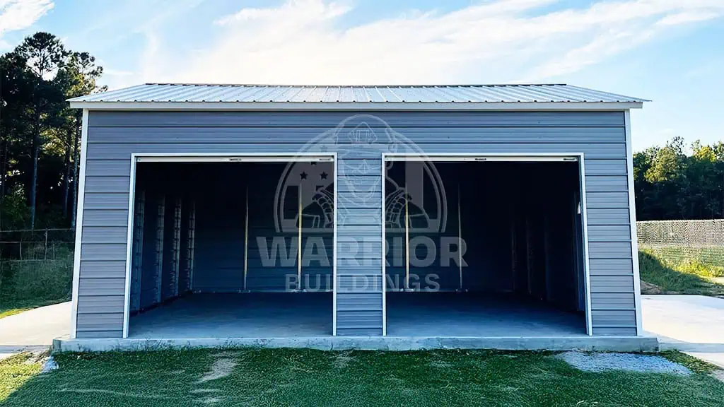 20x25x10 Two Car Garage