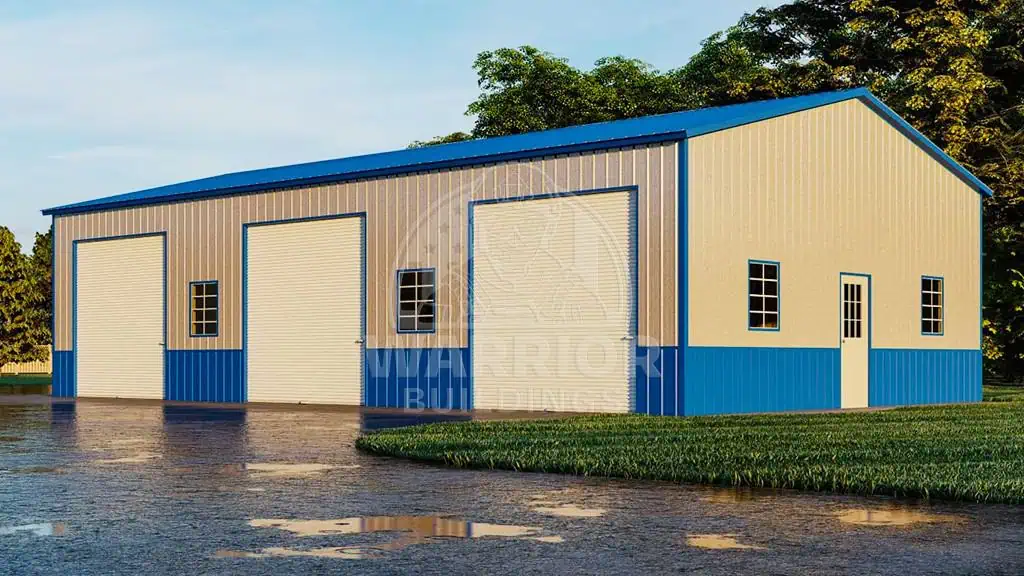30x50x12 Triple Wide Garage